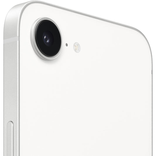 Apple iPhone 16e White - camera close-up