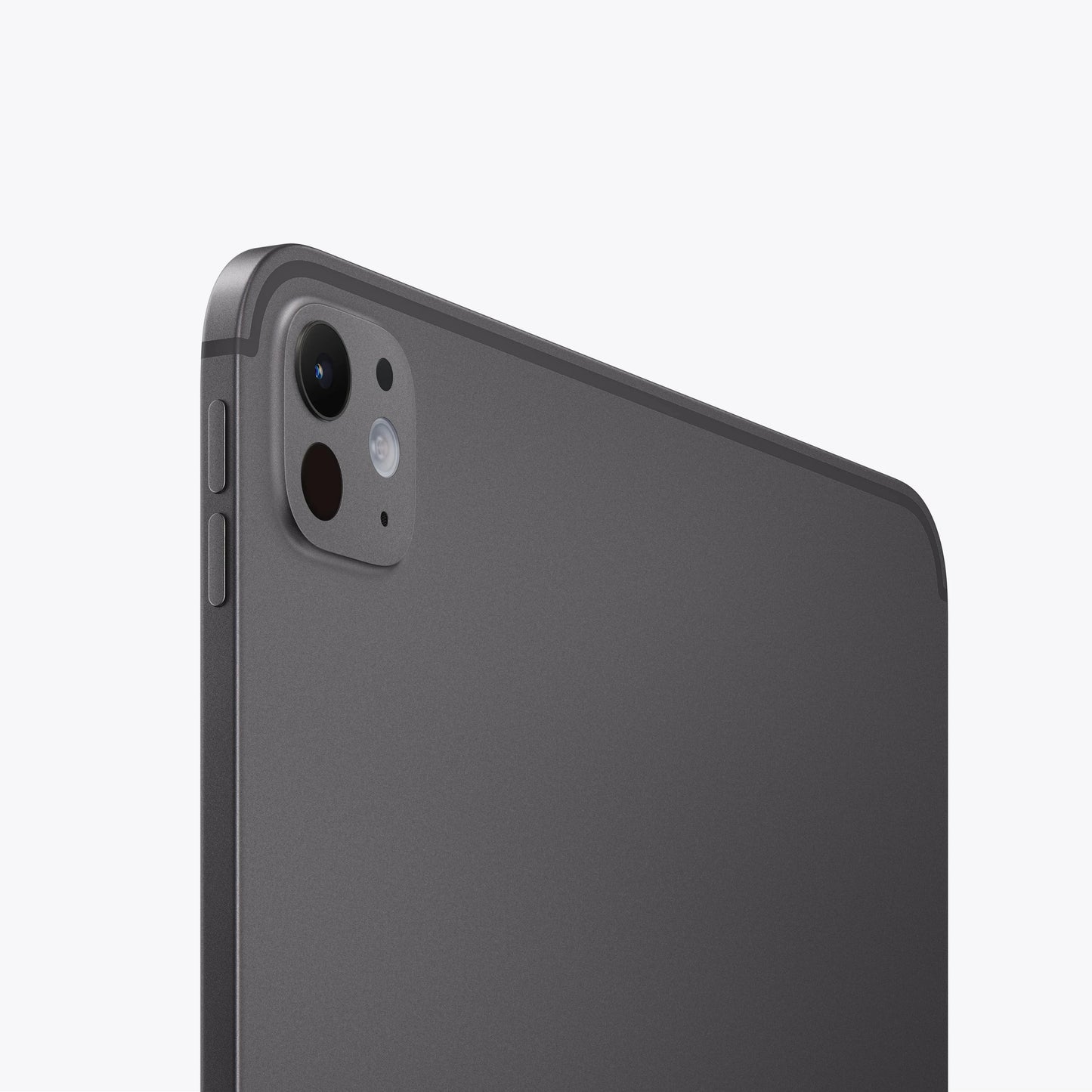 black ipad on a white background