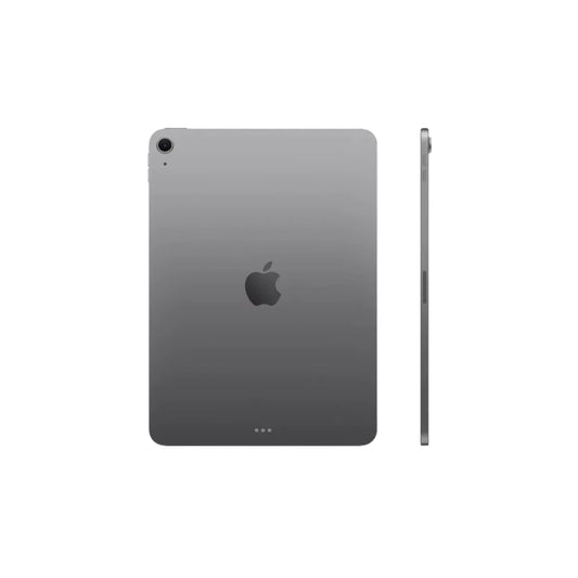 gray ipad on a white background