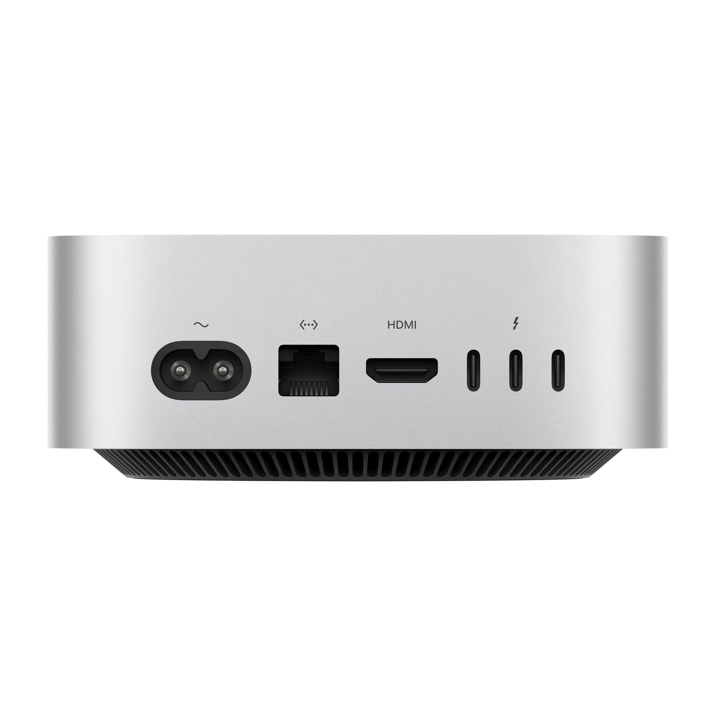 mac mini on a white background