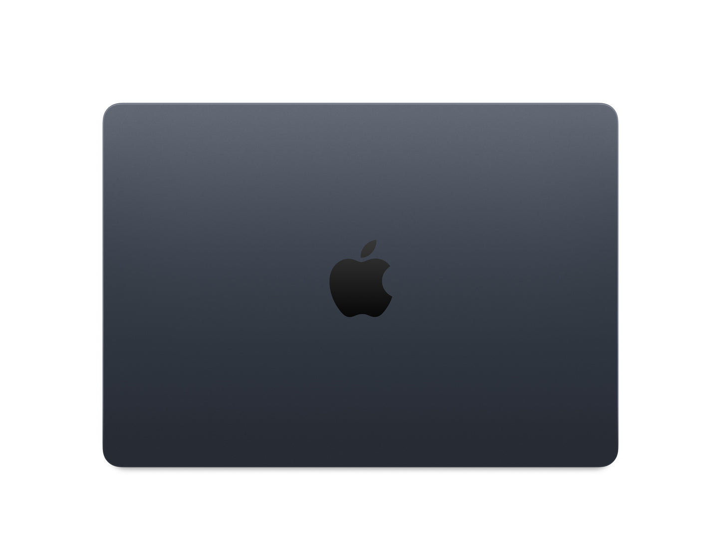 midnight macbook on a white background