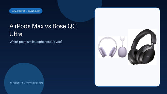 AirPods Max and Bose QuietComfort Ultra headphones buying comparison