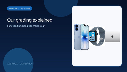As New, Excellent and Good pre-owned Apple device grades explained by iDevice Depot