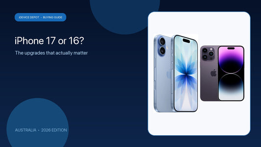 iPhone 17 and iPhone 16 side-by-side buying comparison for Australians in 2026