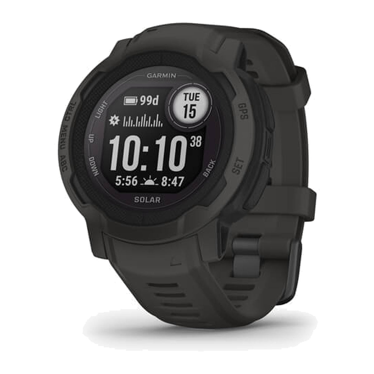 Garmin Instinct 2 Solar 45mm GPS smartwatch in Graphite