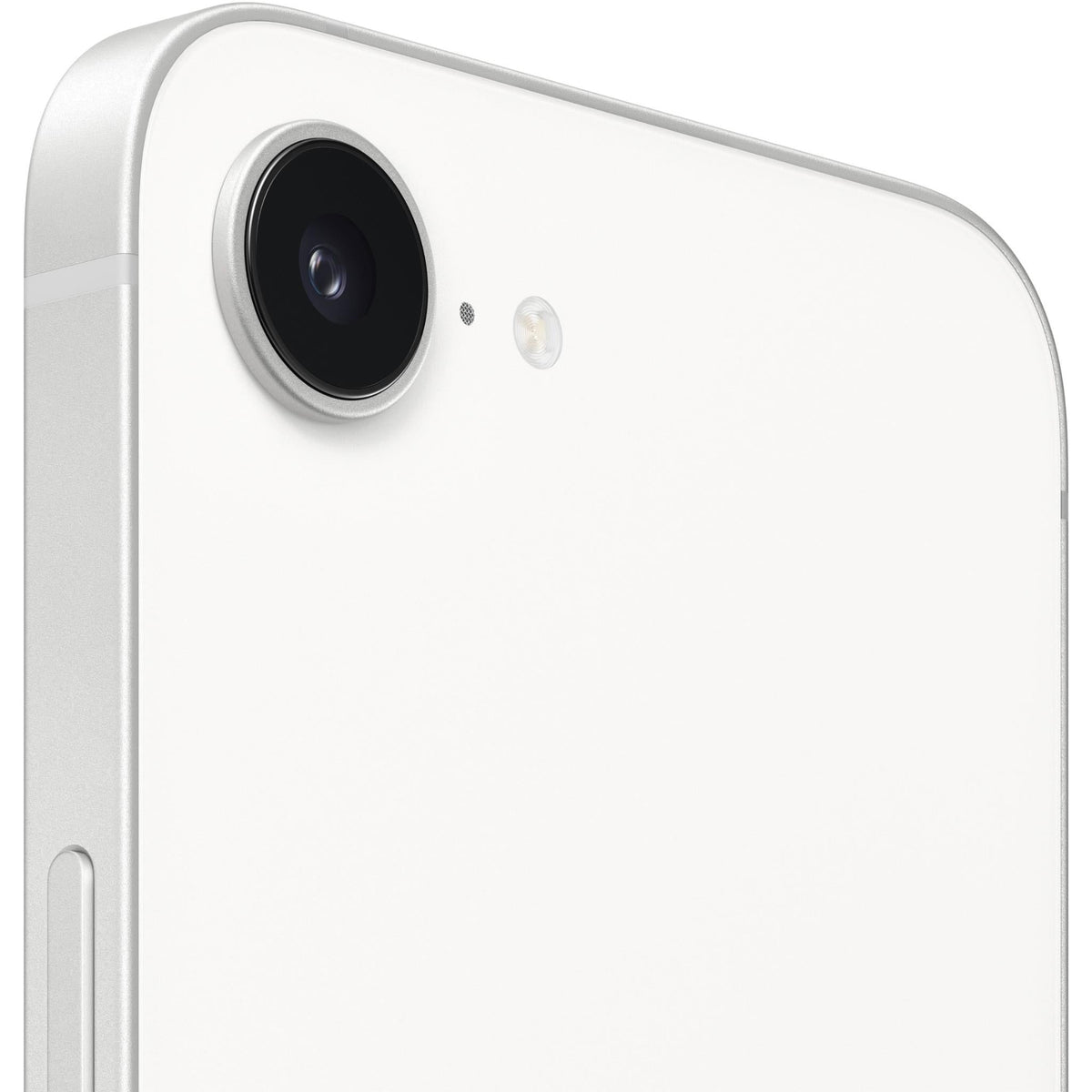 Apple iPhone 16e White - camera close-up