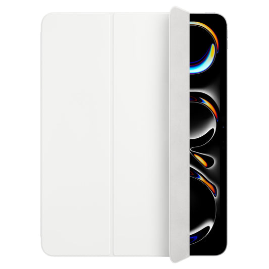 Apple Smart Folio for iPad Pro 13-inch (M4) - White – open on iPad Pro