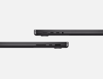 black macbook pro on white background