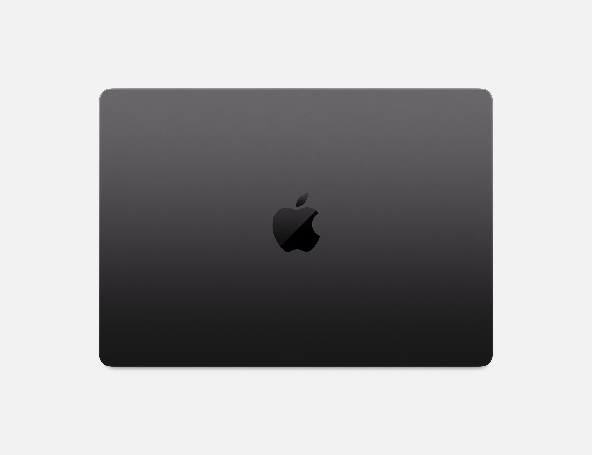 black macbook pro on white background
