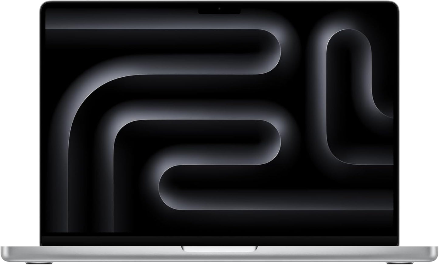 silver macbook pro on white background