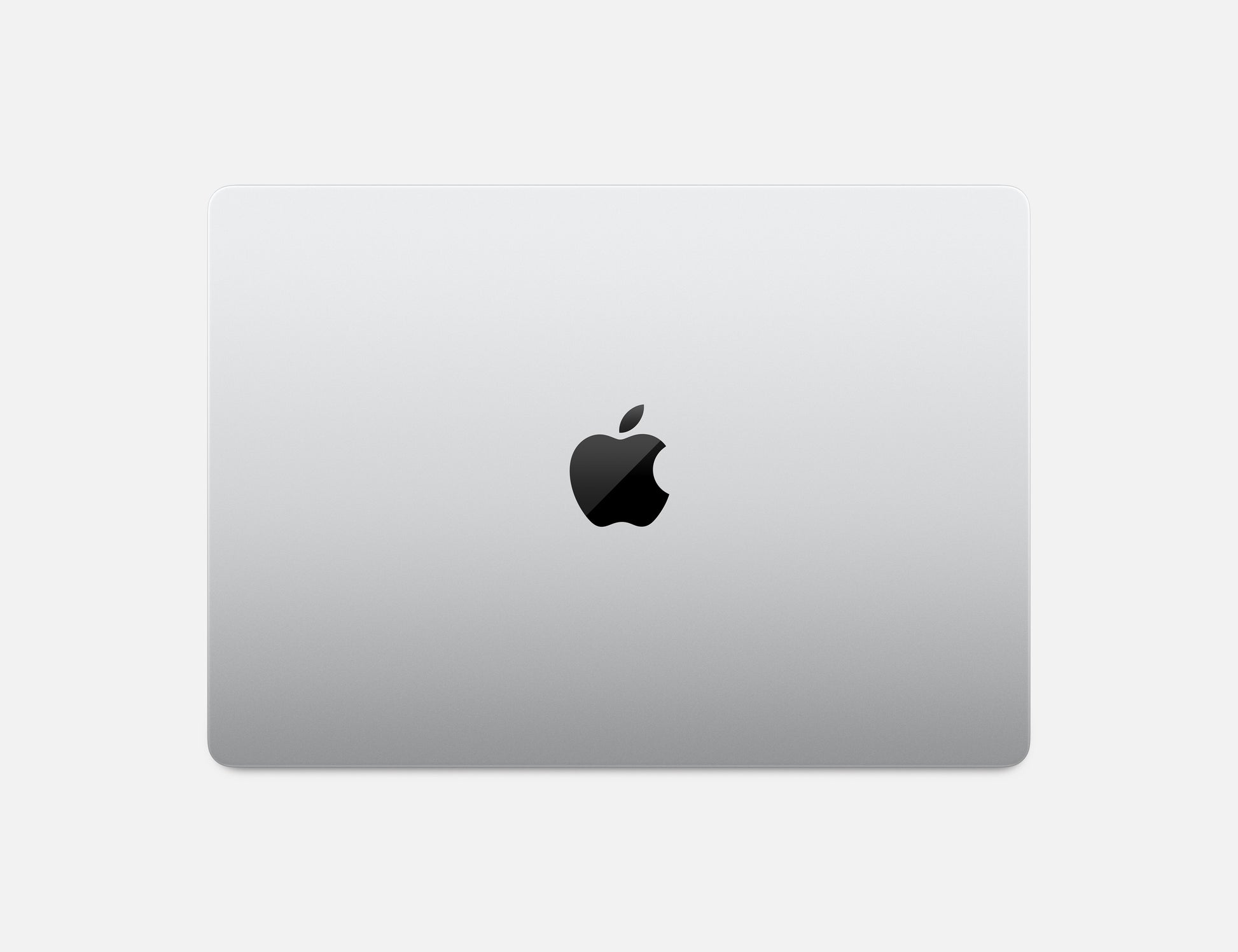 silver macbook pro on white background