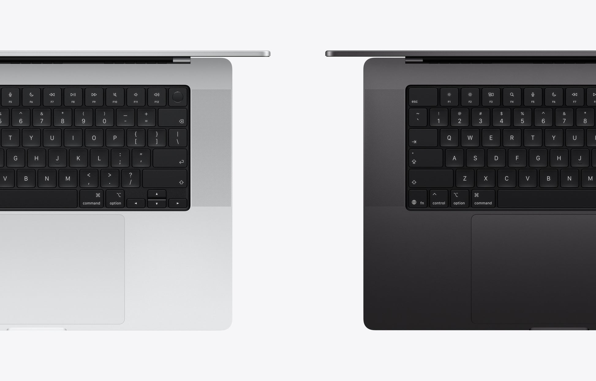 macbook pro on white background