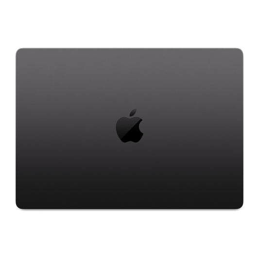 black macbook pro on white background