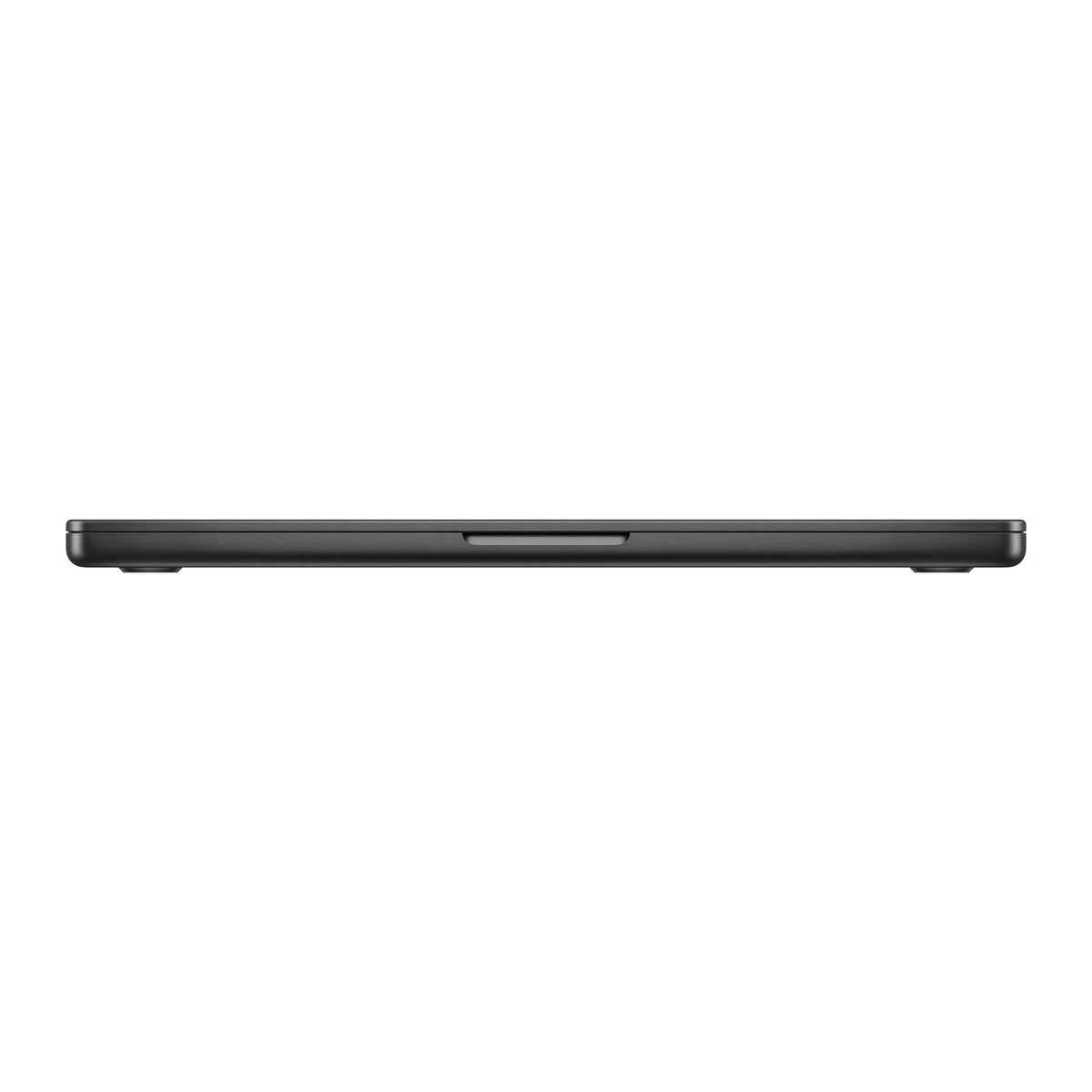 black macbook pro on white background
