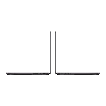 black macbook pro on white background