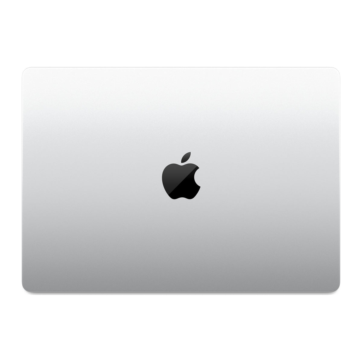 silver macbook pro on white background