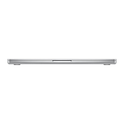 silver macbook pro on white background