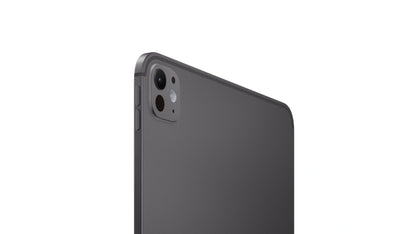 black ipad on a white background