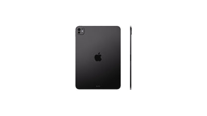 black ipad on a white background