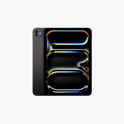 black ipad on a white background