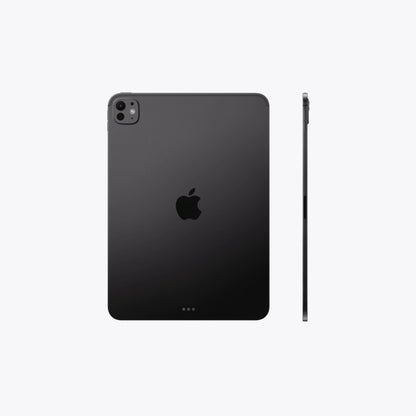 black ipad on a white background