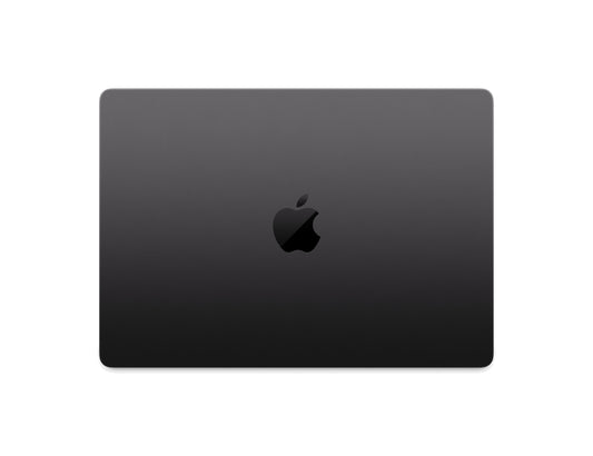 black macbook on a white background