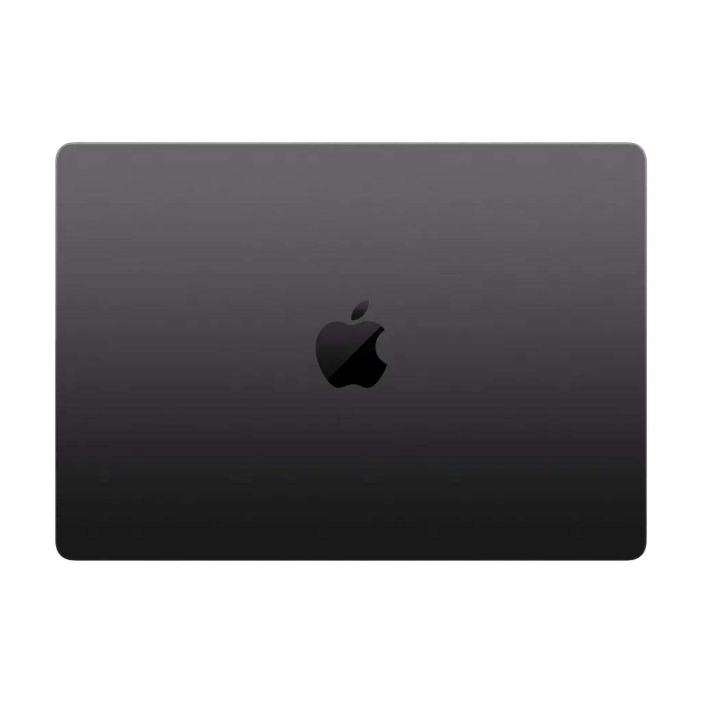black macbook on a white background