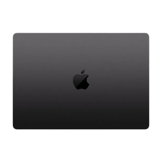 black macbook on a white background