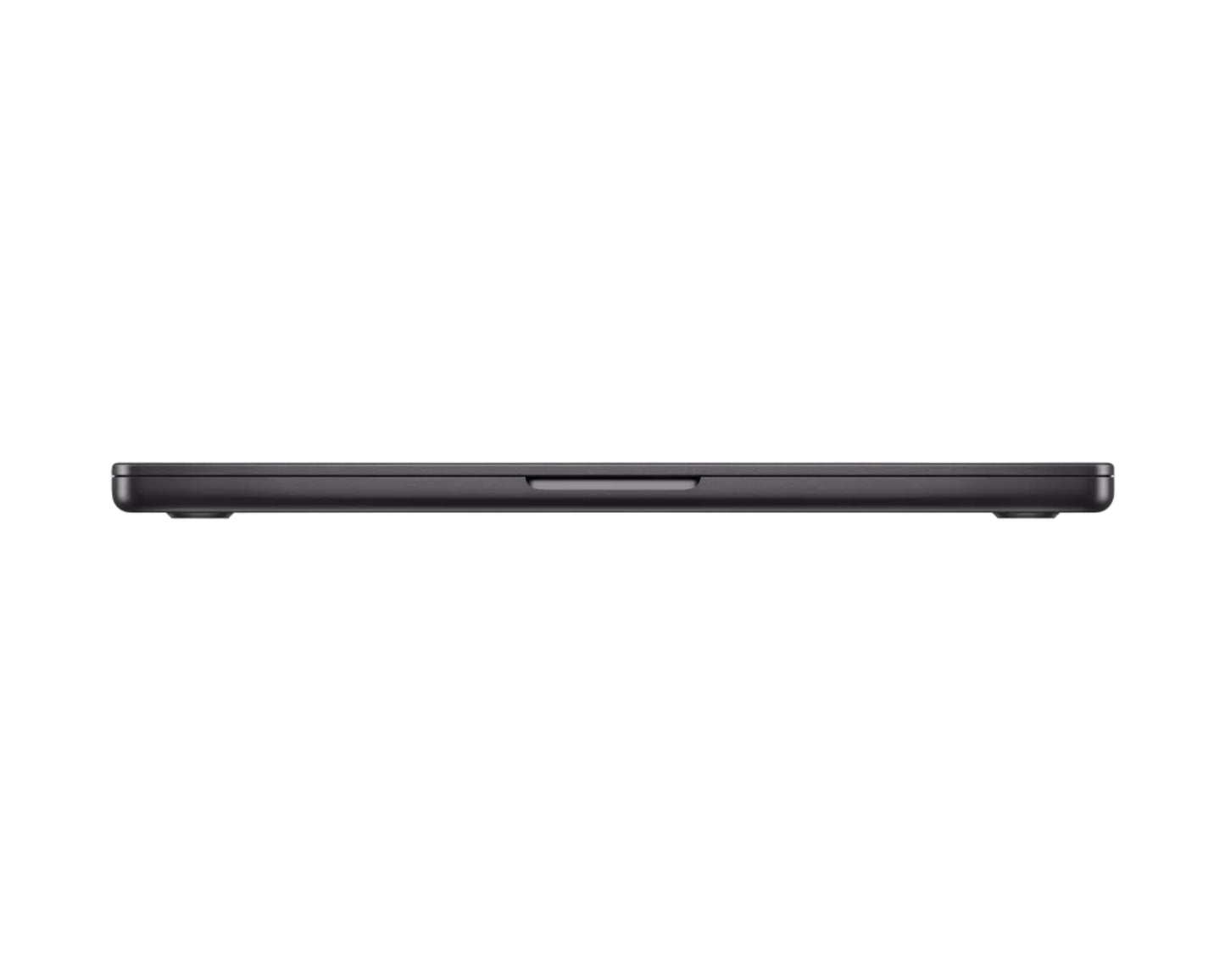 black macbook on a white background
