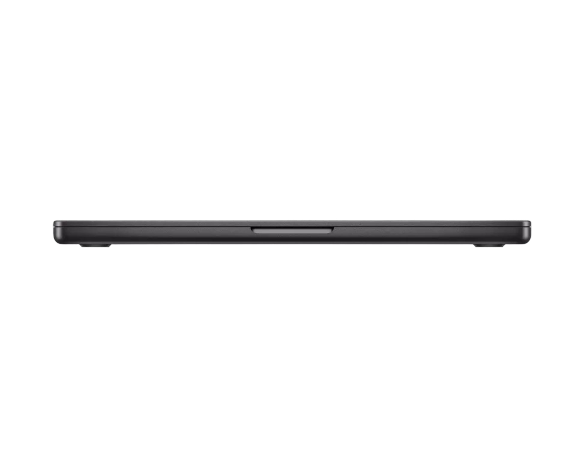 black macbook on a white background