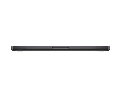 black macbook on a white background
