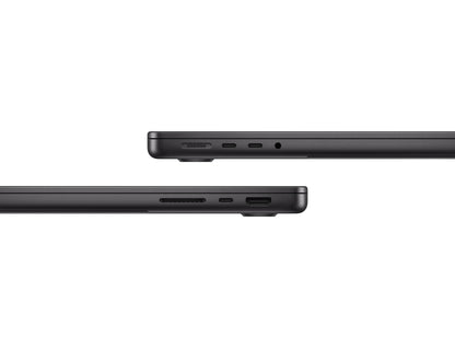 black macbook on a white background