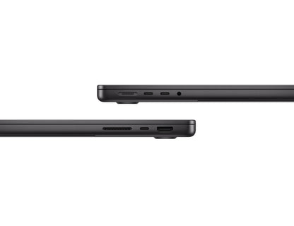 black macbook on a white background
