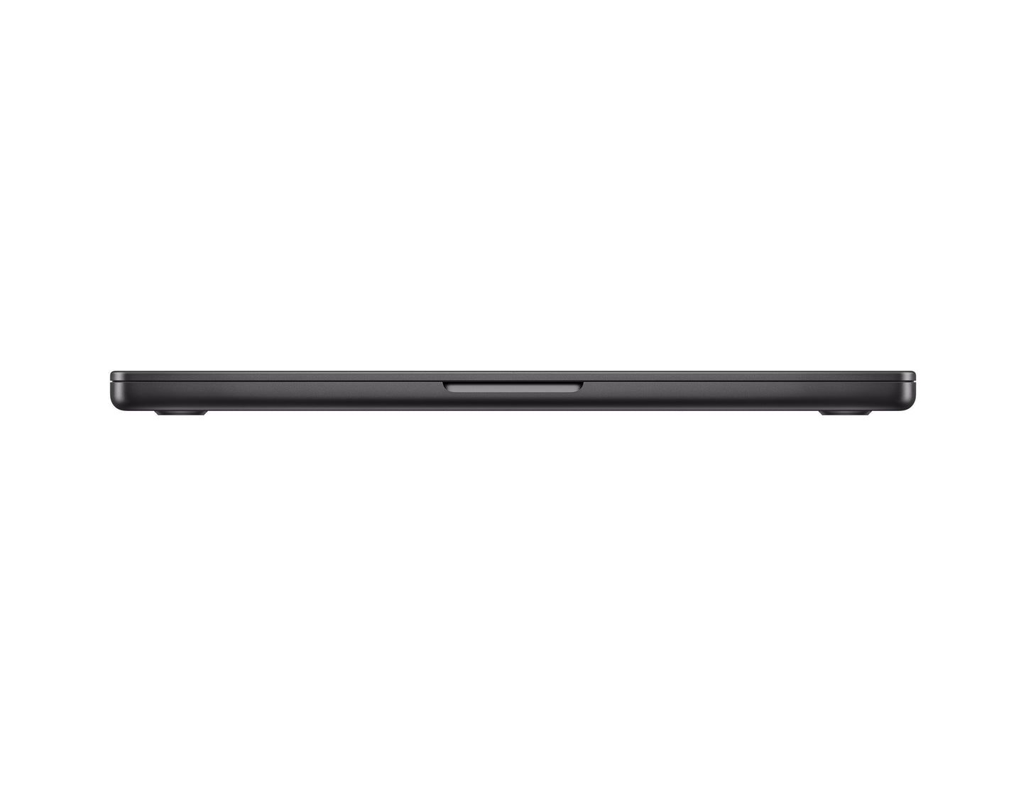 black macbook on a white background