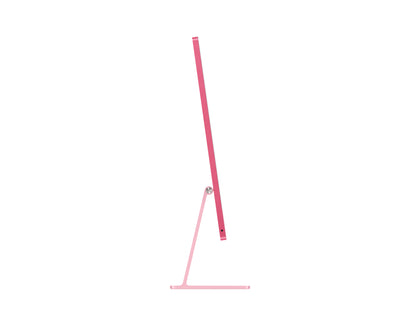 pink imac on a white background