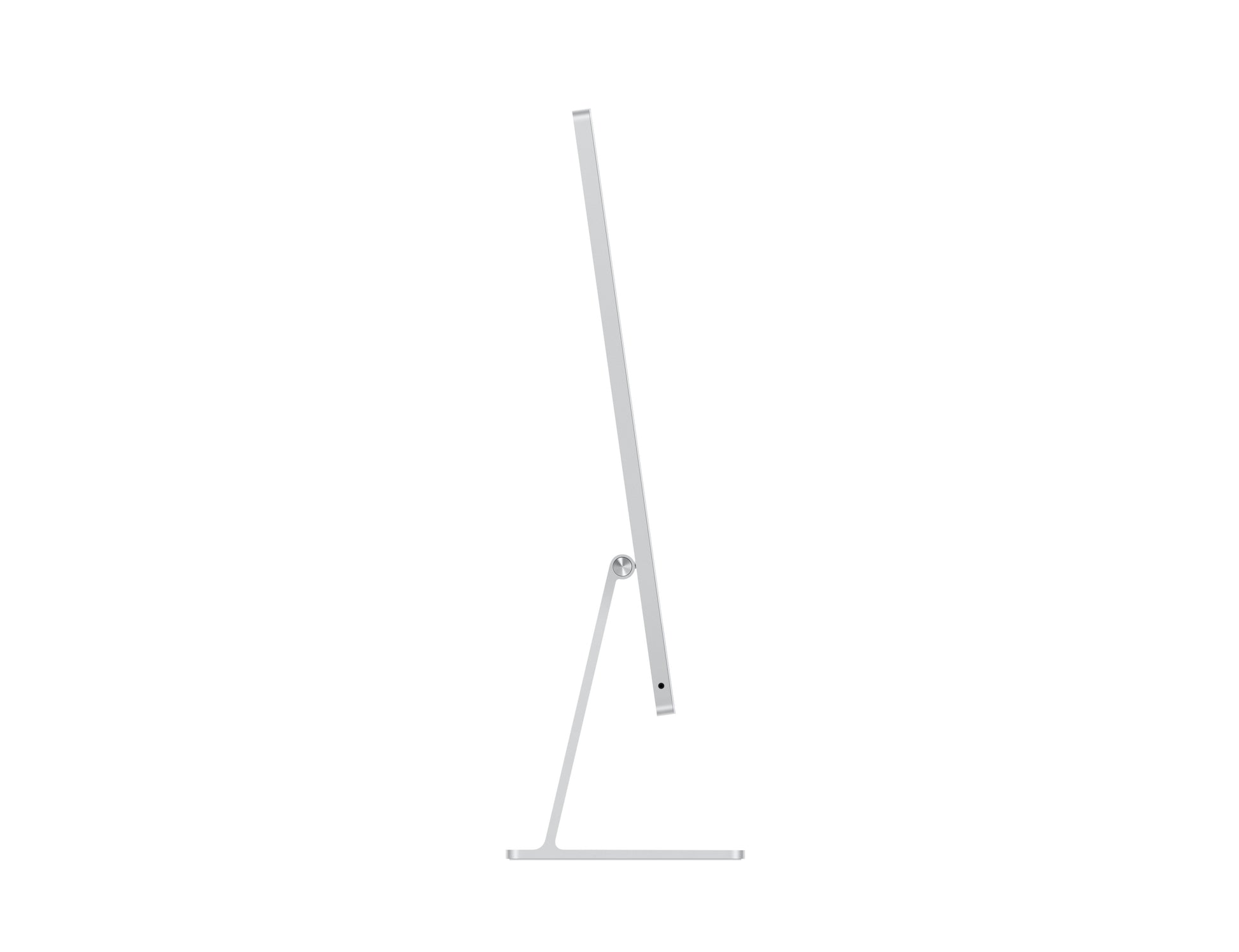 silver imac on a white background