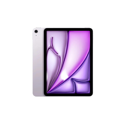 purple ipad on a white background