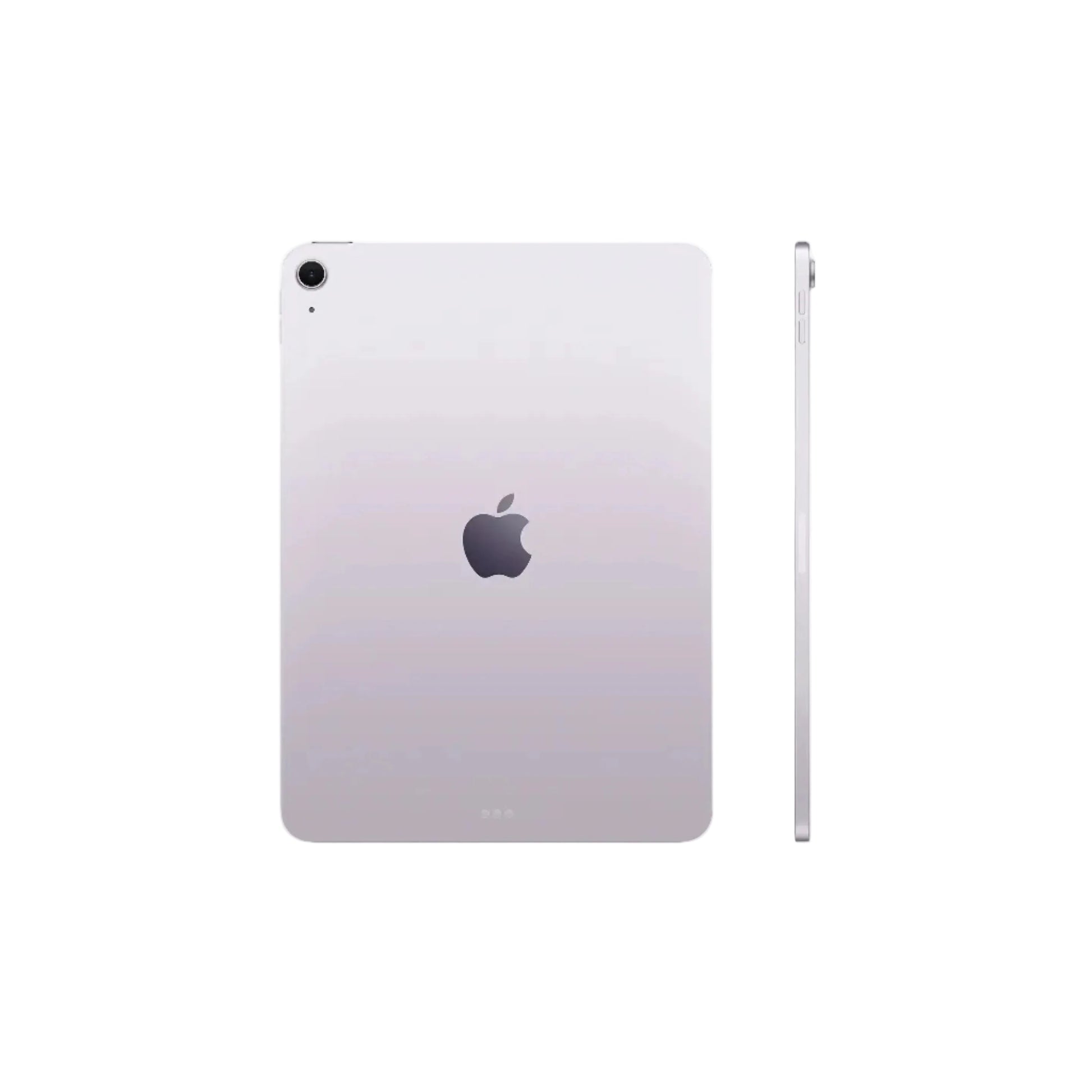 purple ipad on a white background