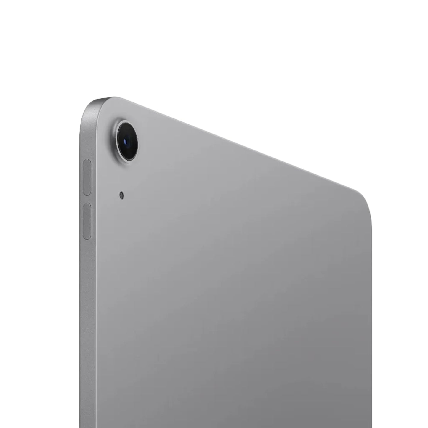 gray ipad on a white background