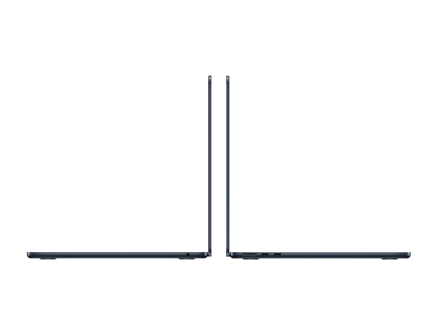 midnight macbook on a white background