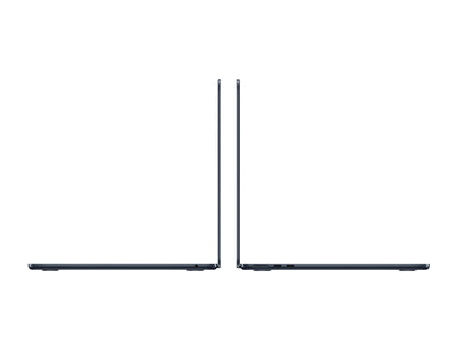 midnight macbook on a white background