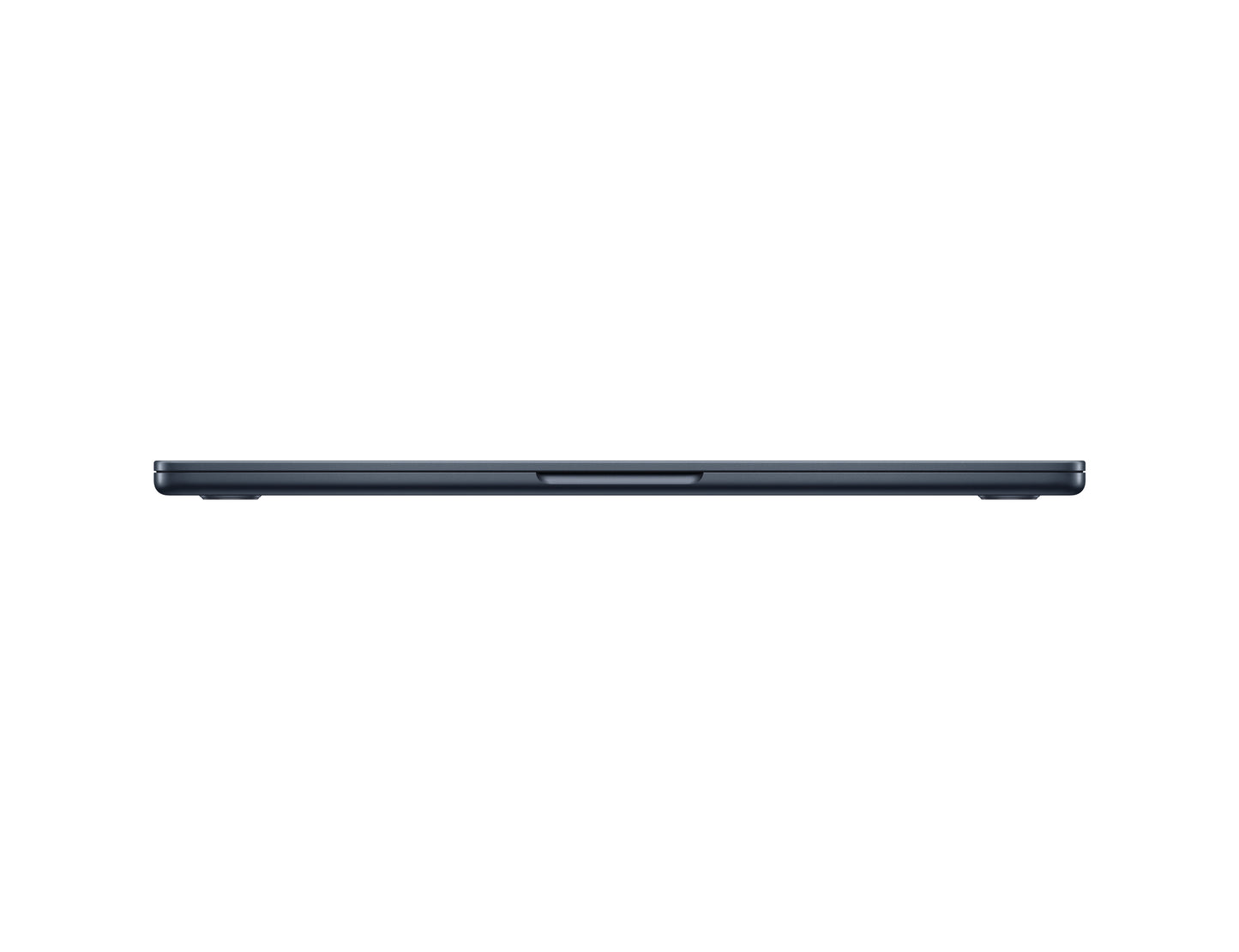 midnight macbook on a white background