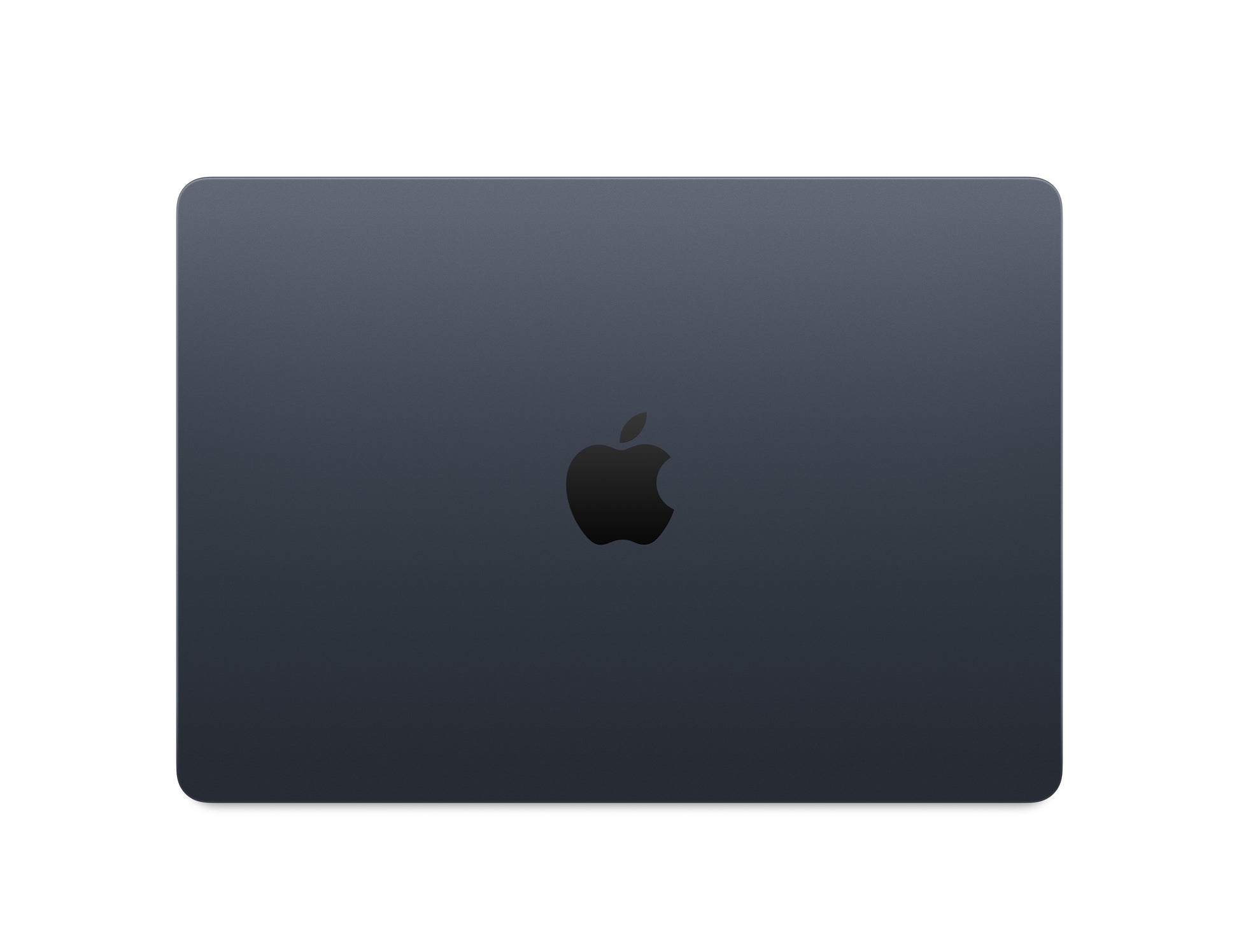 midnight macbook on a white background