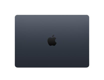 midnight macbook on a white background