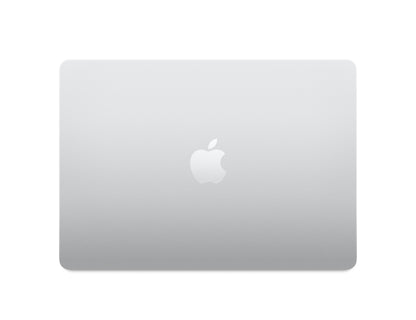 silver macbook on a white background