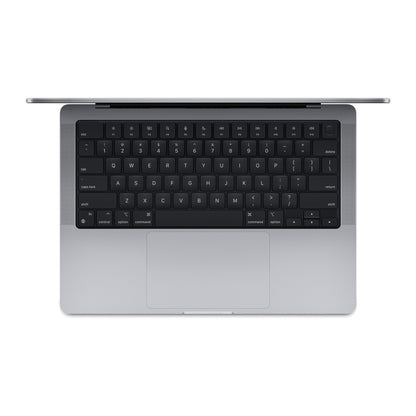 Apple MacBook Pro 14-inch M2 Pro 16GB 512GB Space Grey – keyboard and trackpad from above
