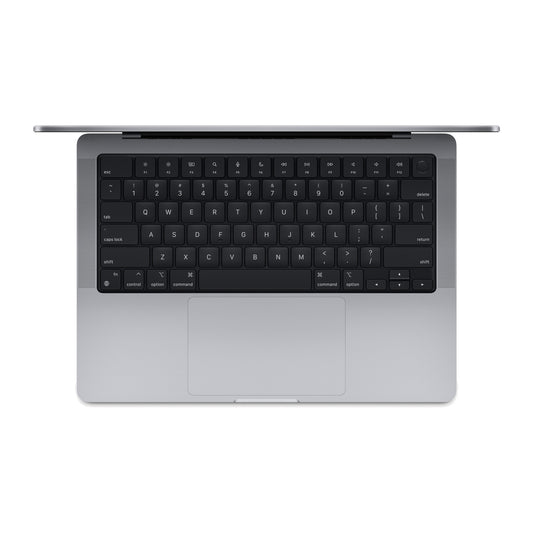 Apple MacBook Pro 14-inch M2 Pro 16GB 512GB Space Grey – keyboard and trackpad from above