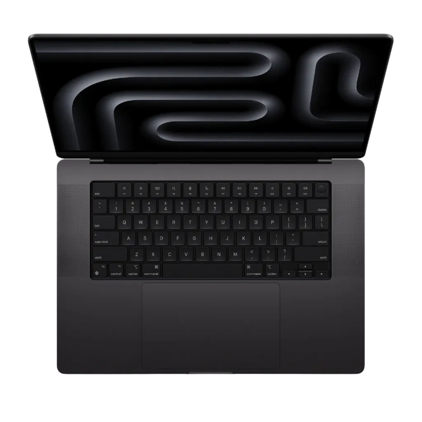 macbook on a white background
