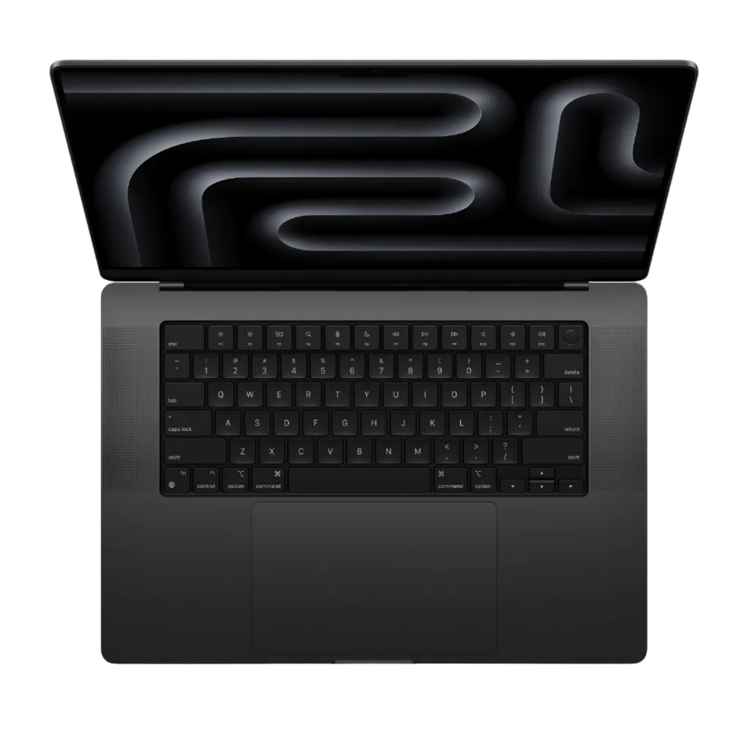 macbook on a white background