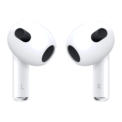 Apple AirPods 3 earbuds in open MagSafe Charging Case